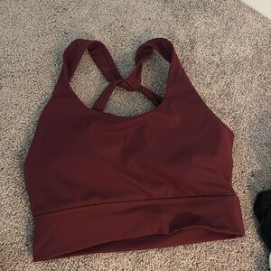 Born Primitive Sports Bra in Deep Burgundy